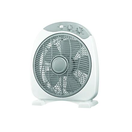 ACA Lighting stojací ventilátor, bílá-šedá, 30cm, AC 40W FANFPG60