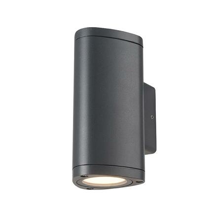 ACA Lighting LED HP venkovní nástěnné svítidlo 6W 300LM 50d 230V AC 3.000K tmavá šedá CRI80 IP54 30.000hod LG2982G