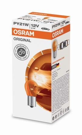 OSRAM PY21W 7507, 21W, 12V, BAU15s