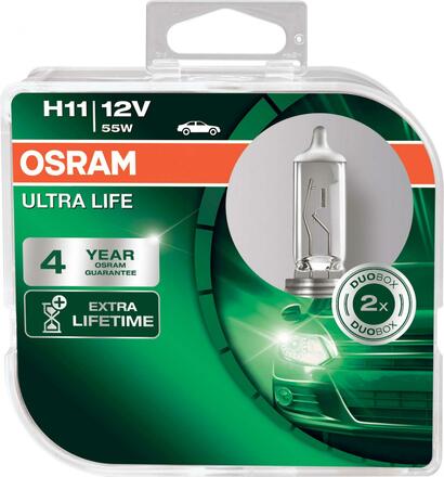 Osram Ultra Life 64211ULT-HCB H11 PGJ19-2 55V 55W