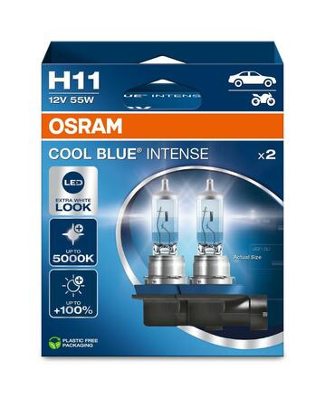 OSRAM H11 12V 55W PGJ19-2 Cool Blue INTENSE NextGen. 5000K +100% Duo 2ks 64211CBN-2HB