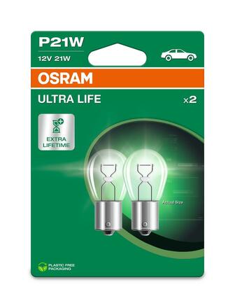 OSRAM P21W 12V 21W BA15s ULTRA LIFE 2ks blistr 7506ULT-2BL