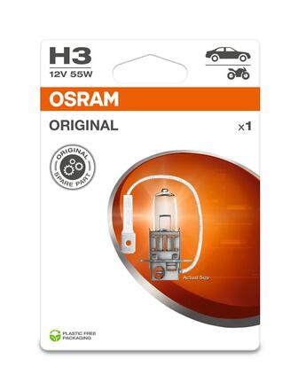 OSRAM H3 12V 55W PK22s blistr 64151-1BL