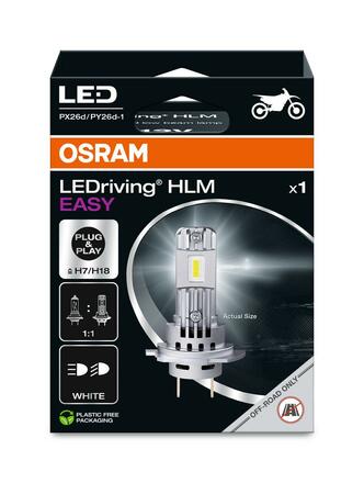 OSRAM LEDriving HLM EASY H7/H18 12V 16W PX26d/PY26d-1 6500K White 1ks blistr 64210DWESY-1HB