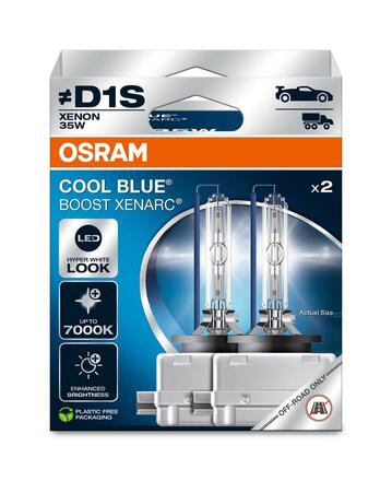 OSRAM D1S 35W PK32d-2 COOL BLUE BOOST 7000K 2ks (NO ECE) 66140CBB-2HB