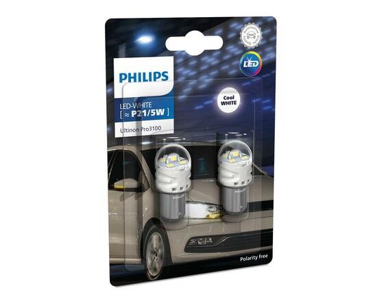 Philips LED P21/5W 12V 2.4/0.48W BAY15D Ultinon Pro 3100 2ks 11499CU31B2