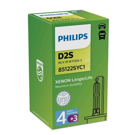 Philips D2S 35W P32d-2 LongerLife 4300K Xenon 1ks 85122SYC1