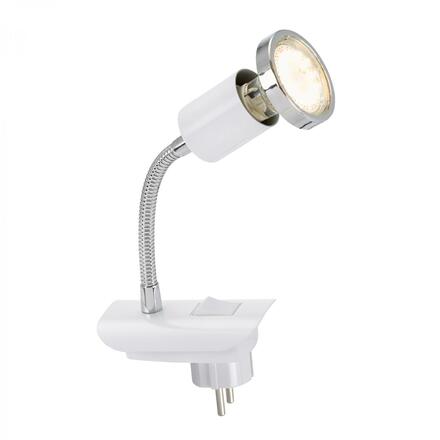 BRILONER LED svítidlo do zásuvky, bílá, 1xLED/GU10/3W BRI 2892-016P