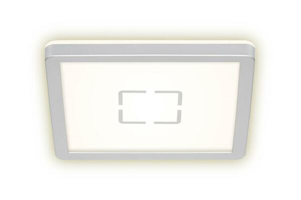 BRILONER Slim svítidlo LED panel 19 cm 12W 1400lm stříbrná BRI 3174-014