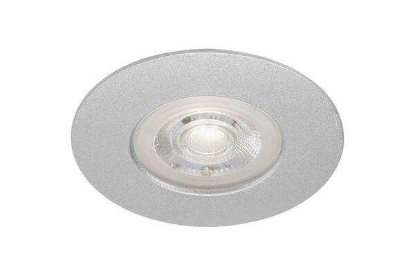 BRILONER LED vestavné svítidlo, pr. 9 cm, 4,9 W, matný chrom IP44 BRI 7047-014