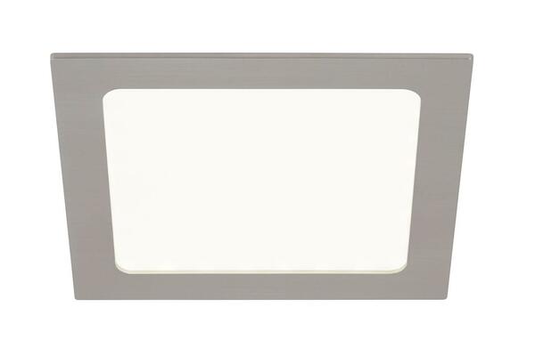 BRILONER LED vestavné bodové svítidlo, 17 cm, 12 W, matný nikl IP44 BRI 7186-012