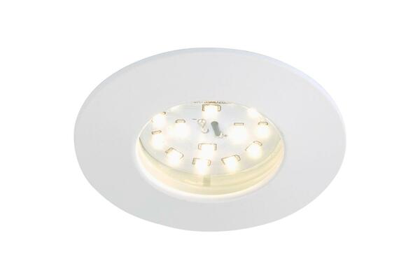 BRILONER LED vestavné svítidlo, pr. 7,5 cm, bílé IP44 BRI 7204-016