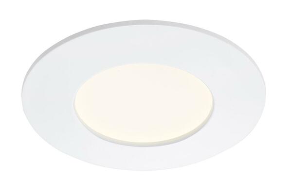 BRILONER LED vestavné svítidlo, pr. 8,5 cm, 6 W, bílé IP44 BRI 7282-016