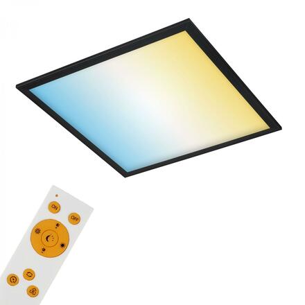 BRILONER CCT svítidlo LED panel, 44,5 cm, 24 W, černá BRILO 7179-015