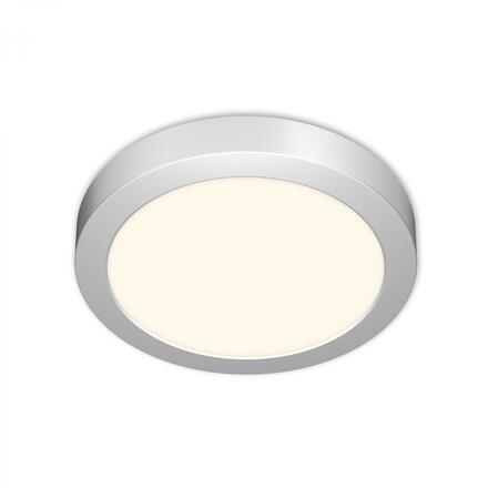 BRILONER LED přisazené svítidlo pr. 22 cm, 18 W, 1850 lm, matný chrom BRILO 7419-014