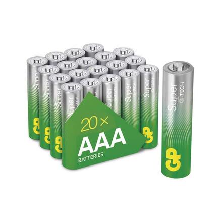 EMOS Alkalická baterie GP Super Alkaline AAA (LR03), 20 ks B0110L