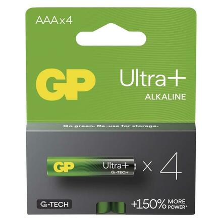 EMOS Alkalická baterie GP Ultra Plus AAA (LR03), 4 ks B03114