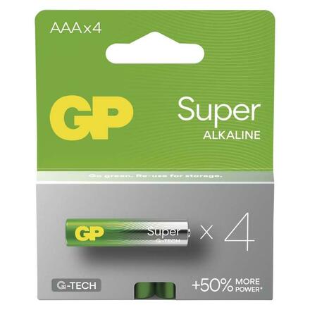 EMOS Alkalická baterie GP Super AAA (LR03), 4 ks B01114