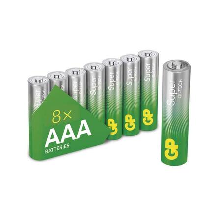 EMOS Alkalická baterie GP Super AAA (LR03), 8 ks B01118