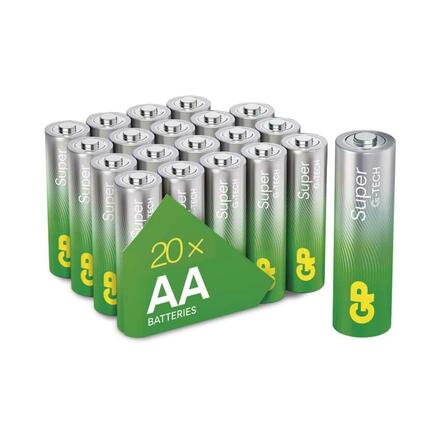 EMOS Alkalická baterie GP Super AA (LR6), 20 ks B0120L