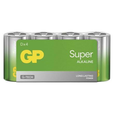 EMOS Alkalická baterie GP Super D (LR20), 4 ks B01404