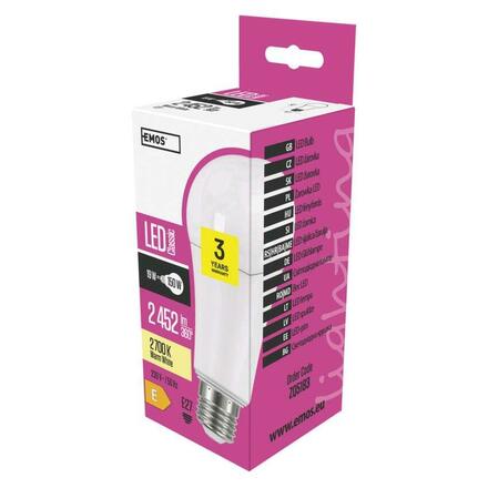 EMOS LED žárovka Classic A67 / E27 / 19 W (150 W) / 2 452 lm / teplá bílá ZQ5183