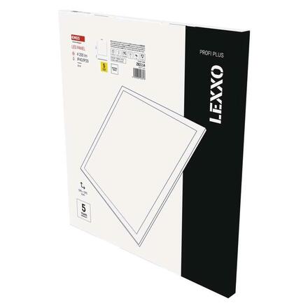 EMOS LED panel LEXXO backlit 60x60, čtvercový vestavný bílý, 30W 4000K ZB2114