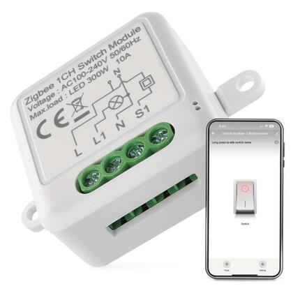 EMOS GoSmart modul spínací IP-2101SZ, ZigBee, 1-kanálový H5101