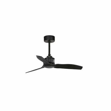 FARO JUST FAN XS, černá, stropní ventilátor s DC motorem 81cm