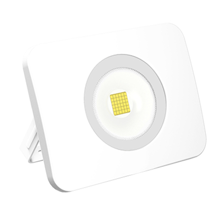 LFI LED reflektor 10W 3000K bílý FL-10WC