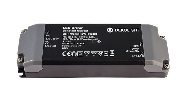 Light Impressions Deko-Light napájení BASIC, Q8H-700mA/40W konstantní proud 700 mA IP20 20-57V DC 40,00 W 862135