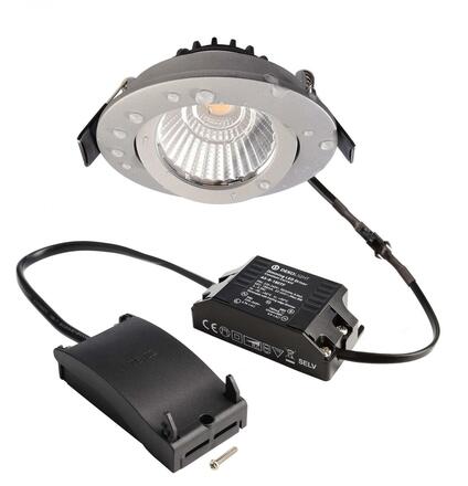 Deko-Light stropní vestavné svítidlo, Dione IP DTW, 8,5 W, DIM, 1800/3000 K, 220-240V 480 lm stříbrná 565404