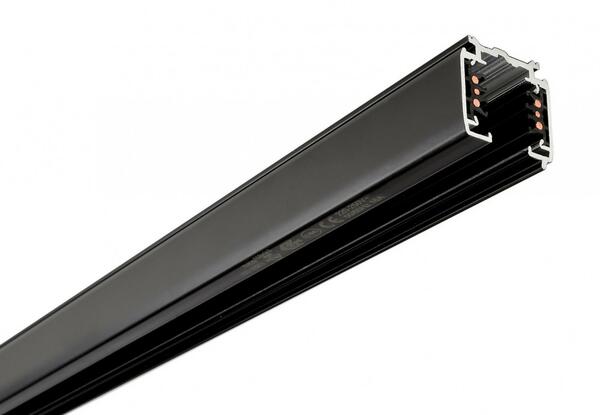 Deko-Light 3-fázový kolejnicový systém - D Line DALI přisazená kolejnice 2m, černá 710503