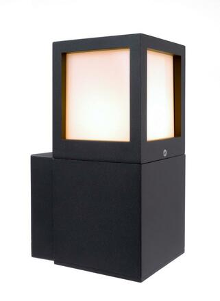Deko-Light nástěnné přisazené svítidlo - Facado A, 1x max. 20 W E27, antracit 731157