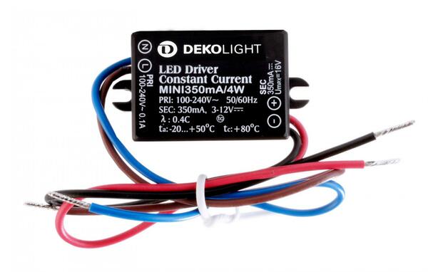 Deko-Light napájení (CC, DC) - MINI, CC, 350mA/4W 872129