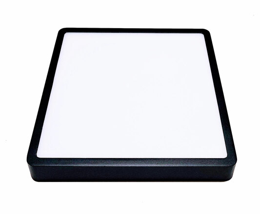 KOHL-Lighting DISC SLIM SQ stropní svítidlo 90x90 mm černá 6 W CRI 80 3000K Non-Dimm