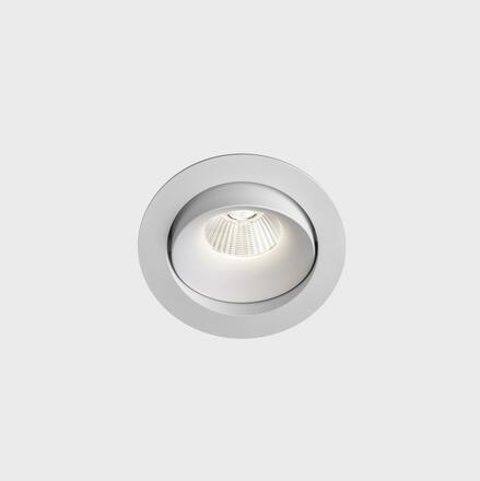 KOHL-Lighting LUXO TILT zapuštěné svítidlo s rámečkem pr.105 mm bílá 38° 12W CRI 90 3000K PUSH