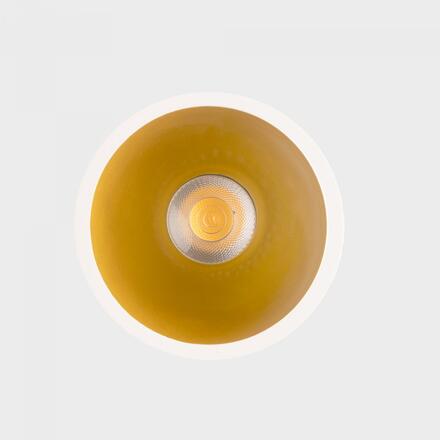 KOHL-Lighting NOON zapuštěné svítidlo s rámečkem pr.93 mm bílá-zlatá 38° 10 W  CRI 80 4000K 1.10V