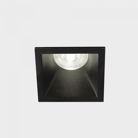 KOHL-Lighting VERSUS MUZZY SQ zapuštěné svítidlo s rámečkem 56x56mm černá 25° 9 W CRI 80 2700K Non-Dimm