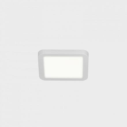 KOHL-Lighting DISC SLIM SQ zapuštěné svítidlo s rámečkem 90x90 mm bílá 6 W CRI 80 3000K DALI