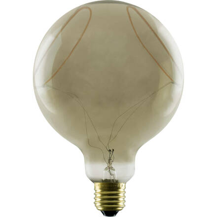 BIG WHITE (SLV) LED Globe 125 Soft Curve LED žárovka, kouřový efekt, E27, fázové stmívání, 6W, 1900K 1008159