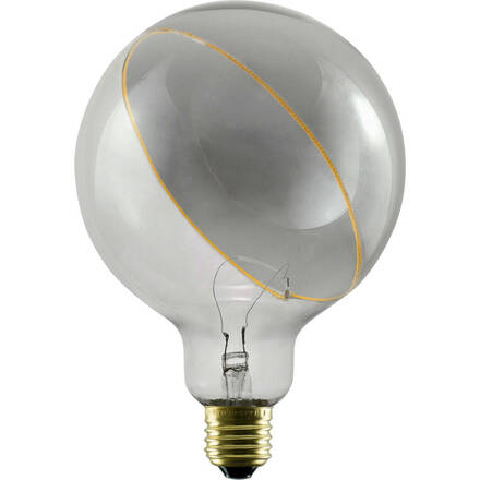 BIG WHITE (SLV) LED Iluze Globe 125 se skloněným vrcholem LED žárovka, kouřový efekt, E27, fázové stmívání, 5W, 2200K 1008160