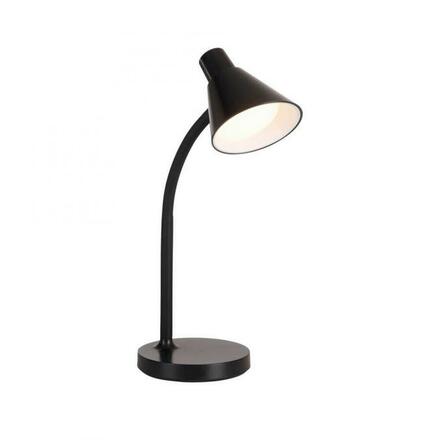 JUST LIGHT LED stolní lampa černá s vypínačem flexibilní na psací stůl 3000K LD 11248-18