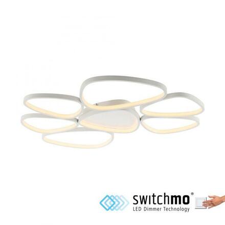 JUST LIGHT LED stropní svítidlo bílé stmívatelné běžným vypínačem paměťová funkce krokově stmívatelné 3000K LD 14046-16