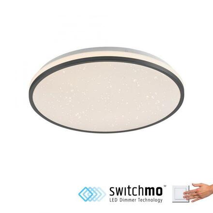 JUST LIGHT LED stropní svítidlo hvězdné nebe černé krokově stmívatelné 3000K LD 14294-18