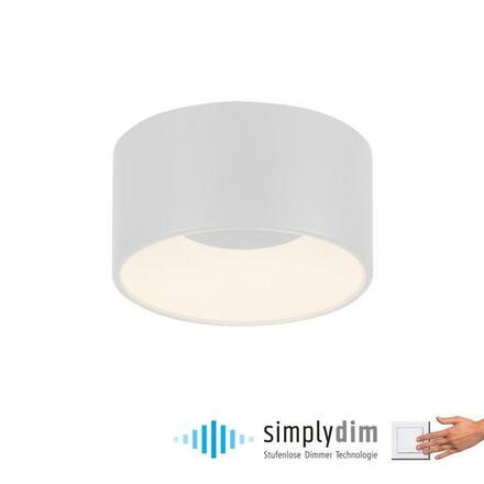 JUST LIGHT LED stropní svítidlo bílé průměr 16cm stmívatelné SimplyDim 3000K LD 14325-16