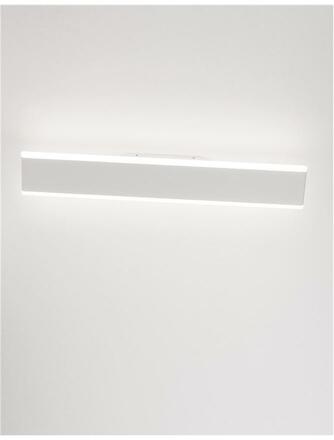 NOVA LUCE nástěnné svítidlo LINE bílý hliník a akryl LED 2x12W 230V 3000K IP20 9115912