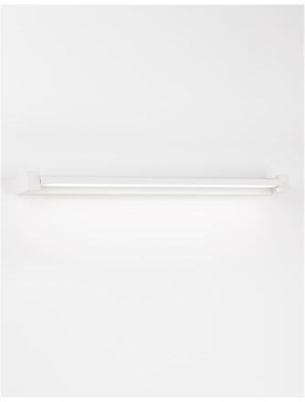 NOVA LUCE nástěnné svítidlo LINE bílý hliník a akryl LED 20W 230V 3000K IP20 9117320