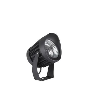 NOVA LUCE venkovní reflektor NORTH černý hliník a sklo LED 10W 3000K 100-240V 38st. IP65 9240677