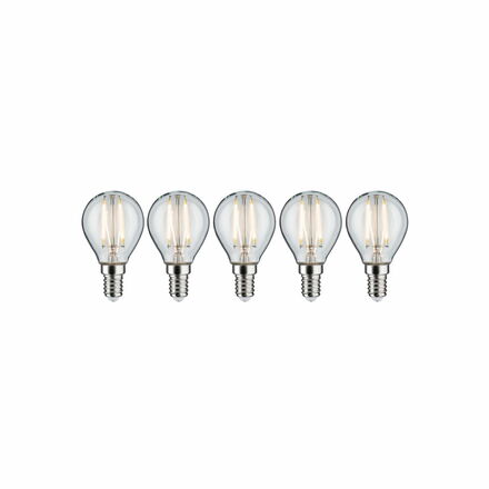 PAULMANN Filament set LED kapka E14 230V 5x4,8W 2700K stmívatelné čirá